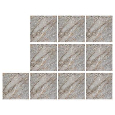 Piso Vinílico BSL3833 PVC 60X60CM Brilhante para Área Interna Marrom AB Mídia 10