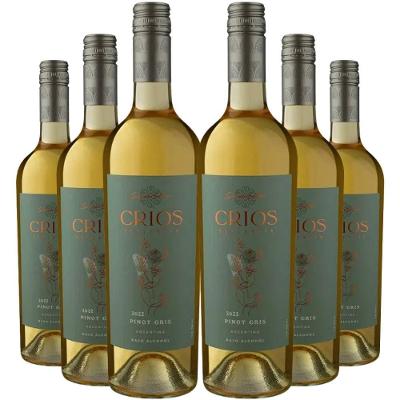 Vinho Branco Seco Argentina Susana Balbo Wines Crios Sustentia Pinot Gris 6 Garrafas