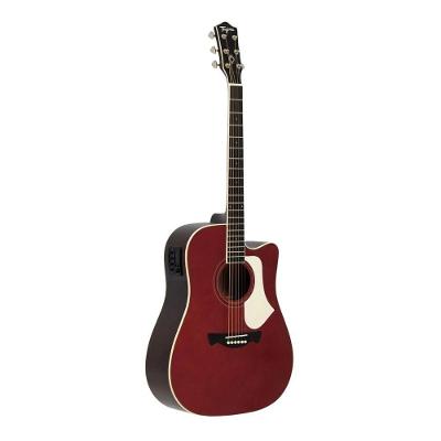 Violão Eletroacústico Andes Folk Dreadnought com Cutaway 6 Cordas Aço Vermelho Tagima