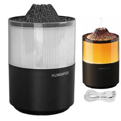 Umidificador Vulcão BSL3890 Leva Pra Casa 0,2L com Aromaterapia e Luz LED Preto 110V