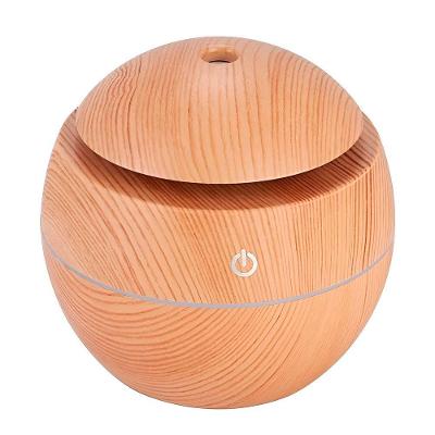 Umidificador Purificador USB Ultrassônico 130ML com LED para Ambientes Marfim Bivolt