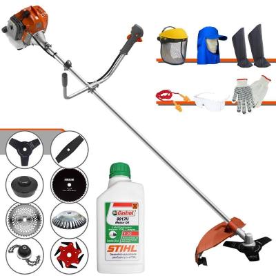 Roçadeira Lateral RL430ACN-TK 43cc 1,7HP com Alta Performance + Kit Facas + EPI + Óleo 500ml Preto