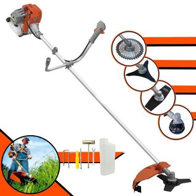 Roçadeira à Gasolina RL520ACG22P40D com Motor 52cc + Faca 2P + Faca 40D Inox Tekna