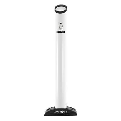 Lixeira Coletora Papacopo 140 Copos Plástico Base Modular Branco Nobre