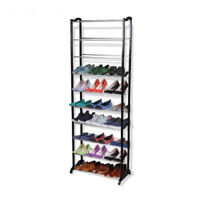 Sapateira Organizador para Até 20 Pares em Plástico Prateleira para Calçados Closet Kala 154CM