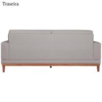 Sofa 3 Lugares 180 Cm Crons Linho Cinza Vazzano Cinza