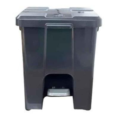 Lixeira P15p 15L Plástico Quadrada Abertura Higiênica Preto JSN