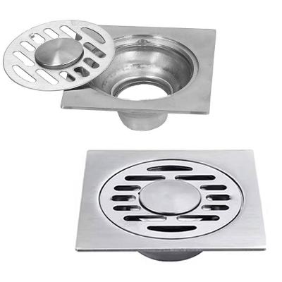 Ralo Inox 10x10 Banheiro Lavabo Kit 2 Unidades Aço Inox 304 Resistente Higiênico Bivolt Leva Pro Pet