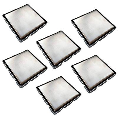 Ralo Oculto BSL3001D Anti Odor Inox Prata AB Mídia Kit 6 Uni