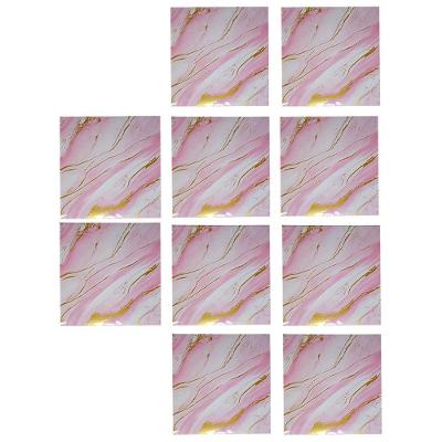 Papel de Parede Marmore 3D Liso Moderno PVC Autocolante Roxo Leva Pro Pet 10 Uni