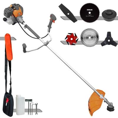 Roçadeira Tekna RL430P Plus com Motor 2 Tempos 43CC 1,7HP Inox com Facas 2P 3P 6P 40D e 80D