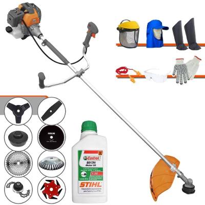 Roçadeira a Gasolina RL430P Plus com Motor 43cc 1,7HP Preto Tekna 10.000 RPM Bivolt