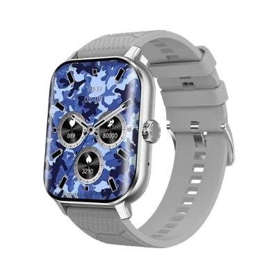 Relógio Smartwatch Esportivo com Tela AMOLED 2.02, Pulseira Impermeável e Som HD e Bluetooth e Cinza