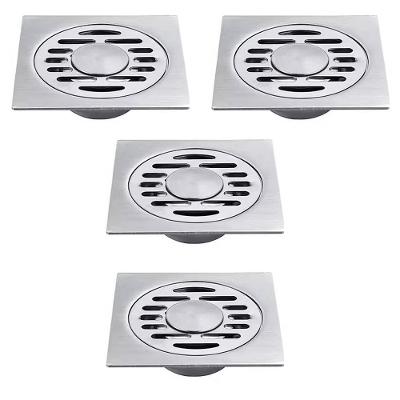 Ralo BSL3594 Convencional Seguro Higiênico Inox Leva Pra Casa Kit 4 Unidades