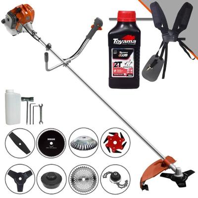 Roçadeira Tekna RL430ACN-TK 43cc 1,7HP Alta Rotação 9.000 RPM Preto com 6 Acessórios e Óleo Toyama