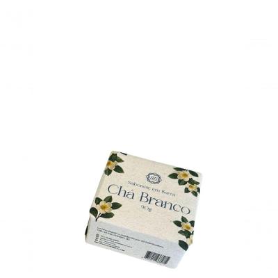 Sabonete em Barra Chá Branco 90G com Óleo de Babaçu SG Cosméticos