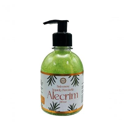 Sabonete Líquido Perolado Alecrim Fragrância Cítrica Amadeirada 280ML SG Cosméticos