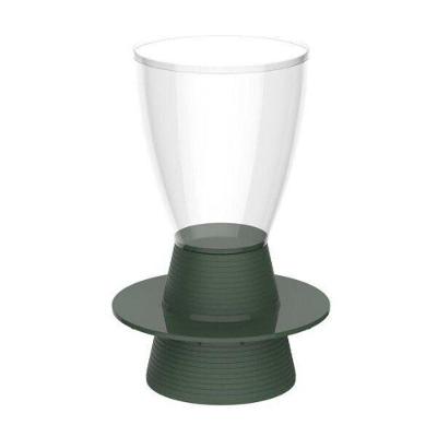 Banqueta Alta Tinn Polipropileno Policarbonato Incolor Verde Alecrim Im In Home