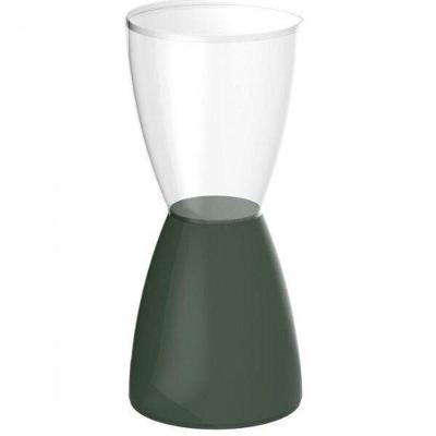 Banqueta Alta Bery Polipropileno Policarbonato Incolor Verde Alecrim Im In Home