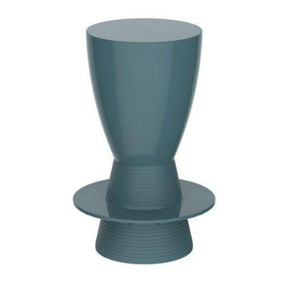 Banqueta Alta Tinn Área Externa E Interna Polipropileno 66,5 Cm Azul I'm In Home