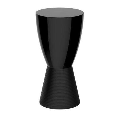 Banqueta Alta Carbo Polipropileno 66,5 Cm Preto Im In Home