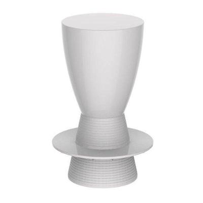 Banqueta Alta Tinn Área Externa E Interna Polipropileno 66,5 Cm Branco I'm In Home
