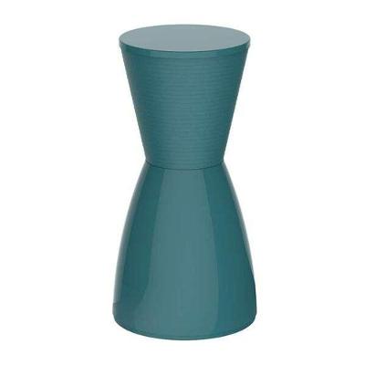 Banqueta Alta Nobe Polipropileno 66,5 Cm Cor Azul Im In Home