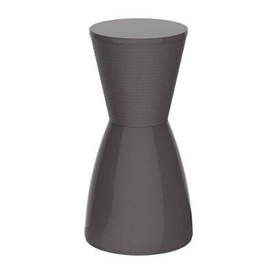 Banqueta Nobe Polipropileno Assento Plástico 66,5 Cm Cinza I'm In Home