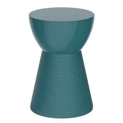 Banqueta Baixa Sili Polipropileno 44,4 Cm Azul Im In Home