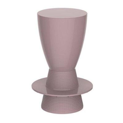 Banqueta Alta Tinn Polipropileno 66,5 Cm Rosê Im In Home