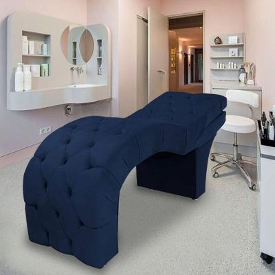 Maca Estofada Reclinável Sobrancelhas Cílios Suede Simaria Cor:azul Marinho