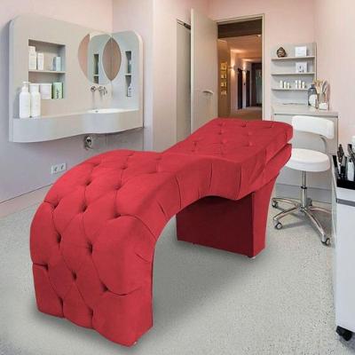 Maca Estofada Reclinável Sobrancelhas Cílios Suede Beatriz Cor:vermelho