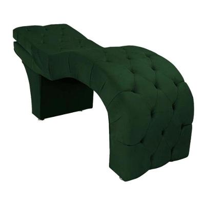 Maca Estética Estofada Reclinável Ergonômica Suede Maraísa Cor:verde