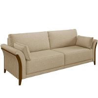 Kit Sofá 02 Lugares 162Cm Com Poltrona M03 Bege Escuro - 14