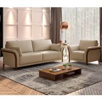 Kit Sofá 02 Lugares 162Cm Com Poltrona M03 Bege Escuro - 18