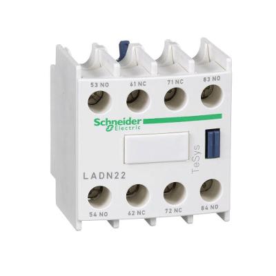 Bloco de Contato Auxiliar Schneider Electric LADN22 para Contatores LC1D 2NA+2NF 10A-690V Bivolt