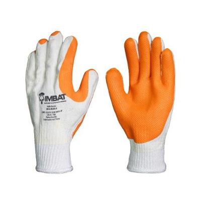 Luva de Segurança Imbat 10 (Eg) com Revestimento de Látex Vulcanizado Bivolt Laranja