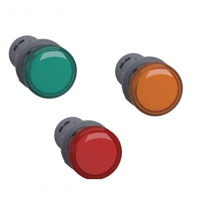 Botão Sinalizador XA2EVB3LC com LED 24VCA-CC Monobloco Verde Schneider Electric