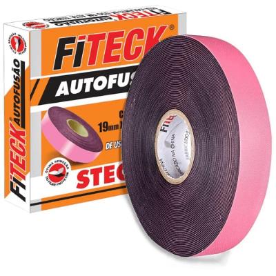 Fita Isolante Auto Fusão Steck Fiteck SFT8010 para Emendas 19MM X 10MTS Bivolt
