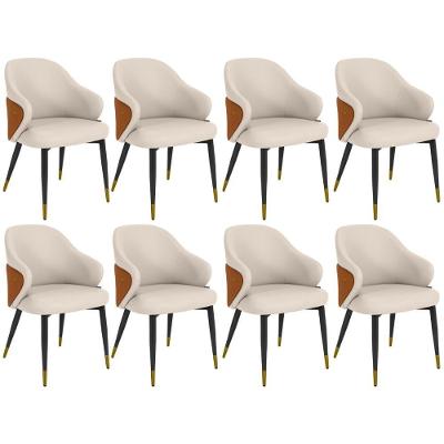 Kit 8 Cadeiras De Jantar Estofada Milano Design Italiano