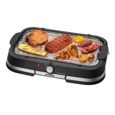 Churrasqueira Elétrica Portátil Mondial CH-08-BI 1800W Preto 110V
