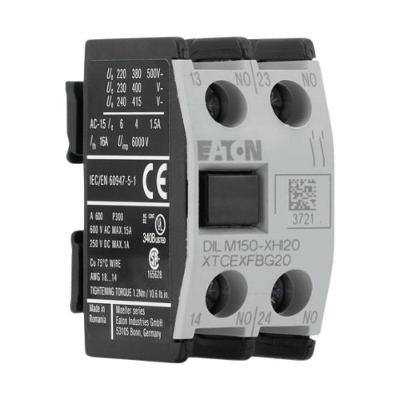 Contato Auxiliar Eaton DILM150-XHI20 para DILM40 a DILM170 2NA Montagem Frontal Bivolt