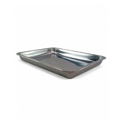 Assadeira Retangular Forma Bolo Forno Alumínio Resistente Cozinha Prata Ideal Importados 36CM