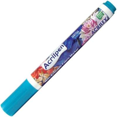 Caneta Marcadora para Tecidos Acrilpen Acrílica Azul Celeste Acrilex