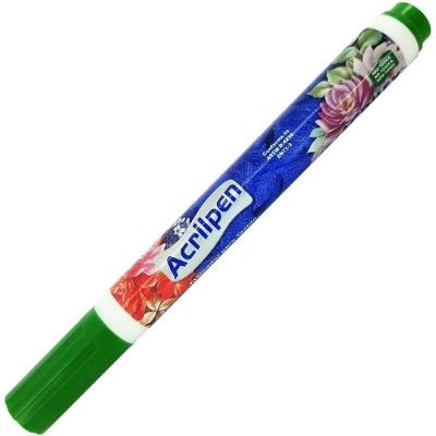 Caneta Marcadora para Tecidos Acrilpen Acrílica Verde Musgo Acrilex