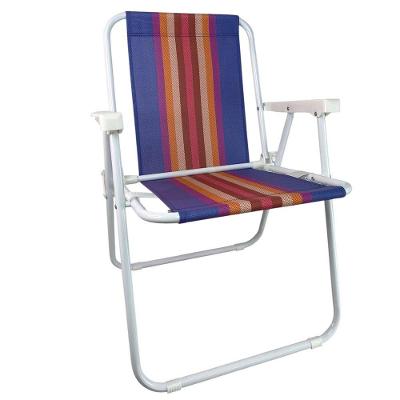 Cadeira de Praia BSL3803 com Assento em Poliéster e Estrutura em Aço Dobrável Roxo Braslu