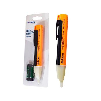 Caneta Detectora de Tensão T6 com Alerta Sonoro LED Zoom Ajustável Preto Oba Mix
