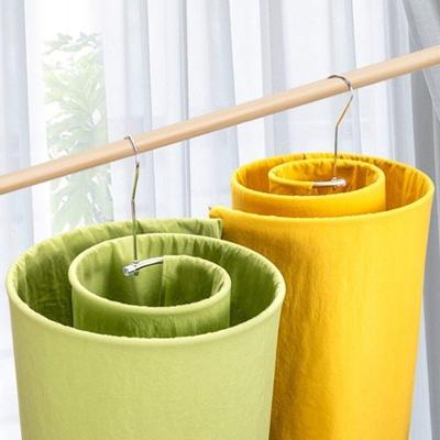 Cabide Espiral Easy Clean em Aço Inox Organizador para Roupas Multiuso 44CM