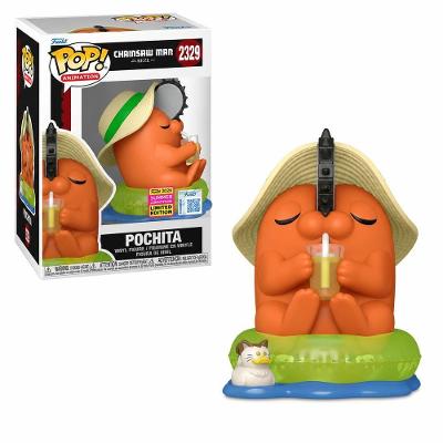 Boneco SDCC Chainsaw Man Pochita com Chapéu de Sol Exclusivo Candide