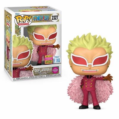 Boneco de Coleção SDCC One Piece Doflamingo Exclusivo Flocado Branco Candide